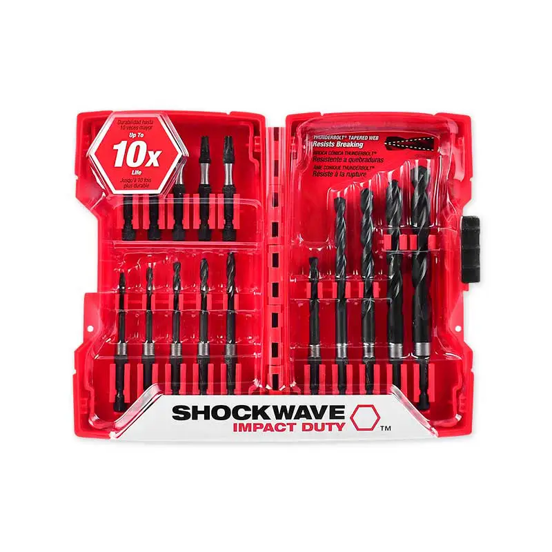 Brocas y Puntas Shockwave MILWAUKEE 48-89-4449 15 PZS