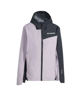 Chaqueta de Senderismo adidas Terrex Multi Rain.RDY 2.5  Mujer Morado