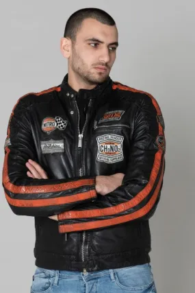 Chaqueta Hombre Redskins Ripper Calista Black Orange