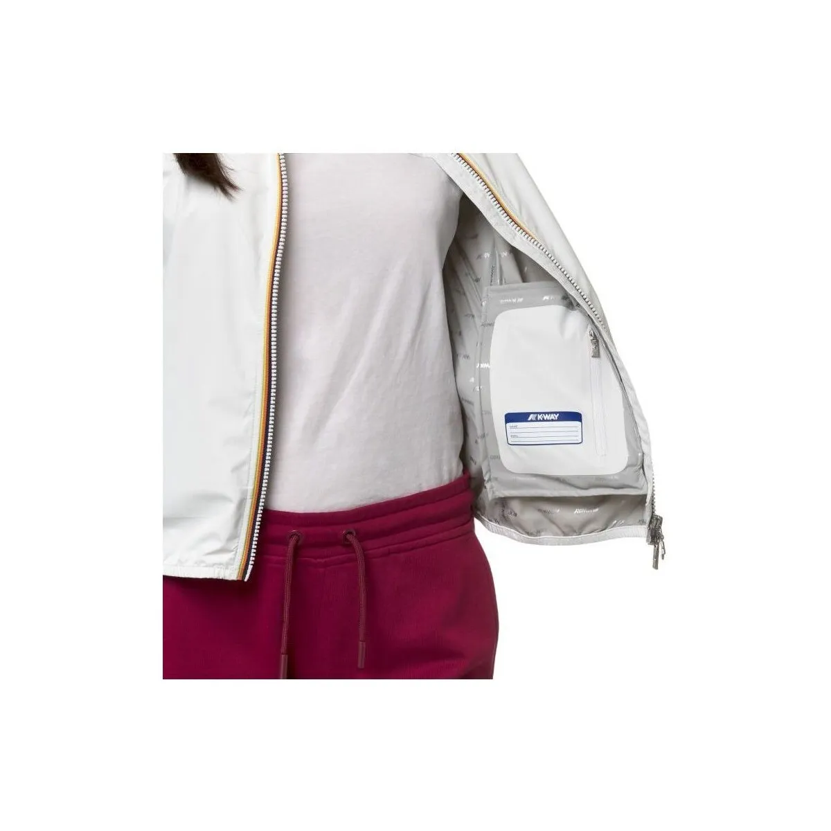 Chaqueta Lily Stretch Dot Mujer White
