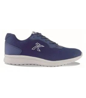 Deportivos con cordones en color azul