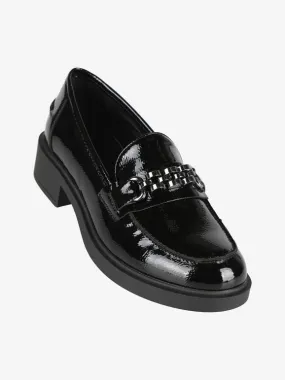 Energy Mocasines clásicos de charol para mujer.