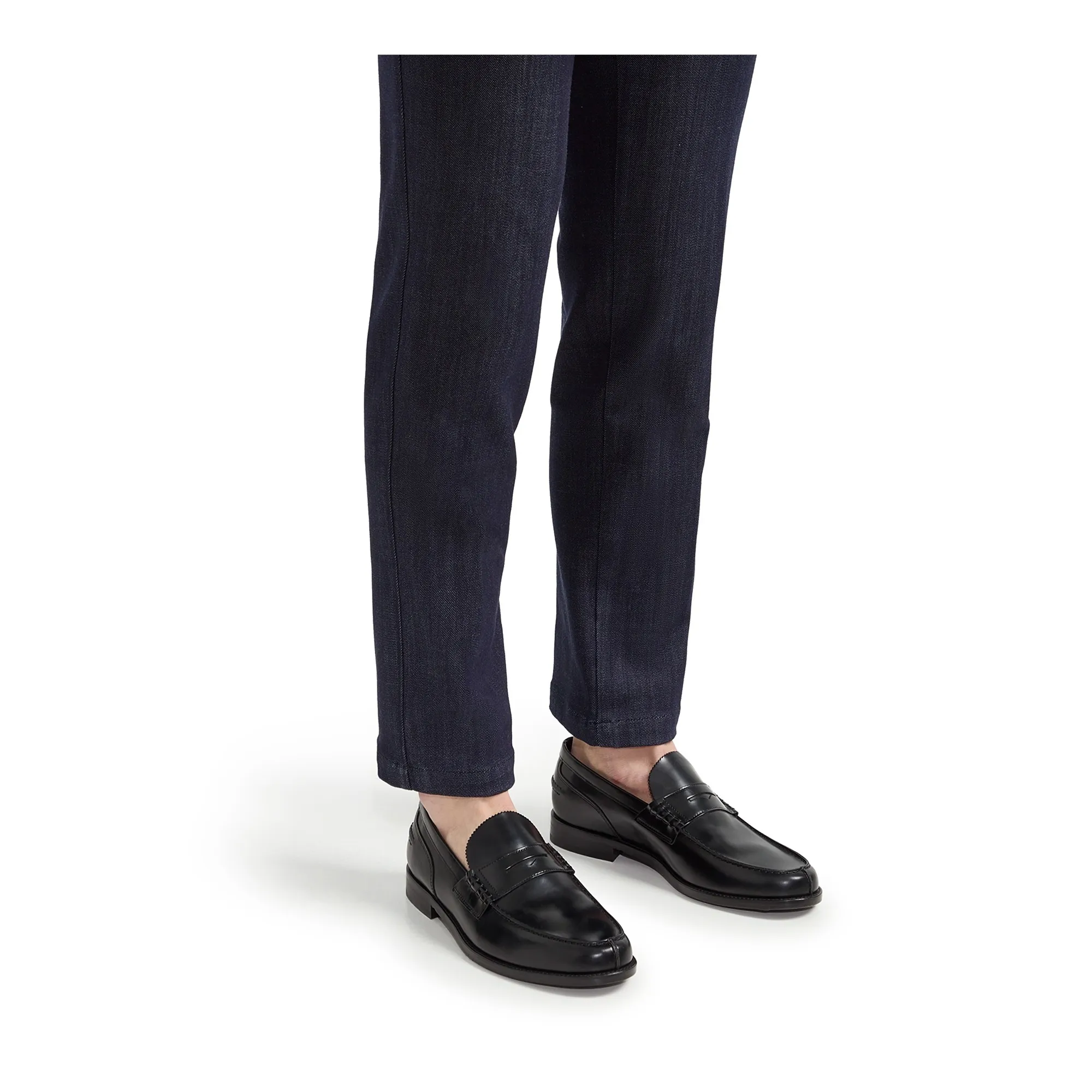 LOTTUSSE Mocasines de Hombre 001 NEGRO