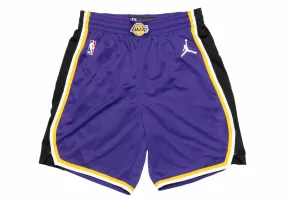Nike LA Lakers Statement Edition 2020 Swingman Shorts Field Purple/White