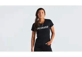 WORDMARK TEE SS WMN BLK S