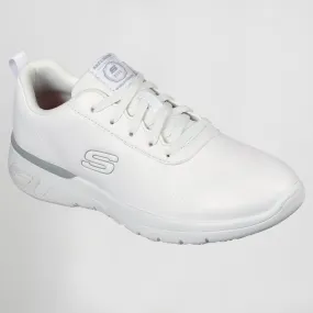 Zapato laboral casual blanco de mujer Marsing Gmina - Skechers